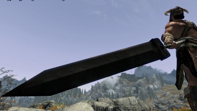 Тяжелый двуручный меч / The Heavy Greatsword для Skyrim SE-AE