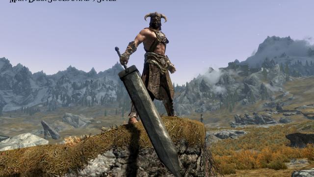 Тяжелый двуручный меч / The Heavy Greatsword для Skyrim SE-AE