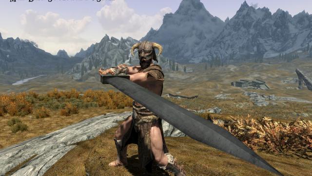 Тяжелый двуручный меч / The Heavy Greatsword для Skyrim SE-AE