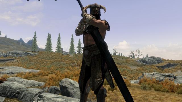 Тяжелый двуручный меч / The Heavy Greatsword для Skyrim SE-AE