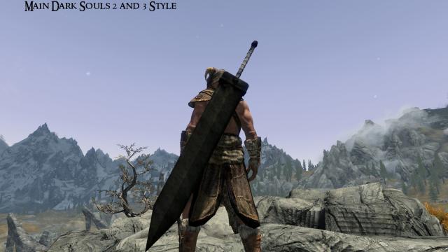 Тяжелый двуручный меч / The Heavy Greatsword для Skyrim SE-AE