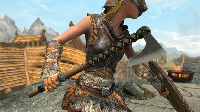 VikingWarAxes - Викингские топоры для Skyrim SE-AE