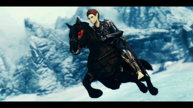 Тенегрив - пони / Derpy - The Shadow Pony для Skyrim SE-AE