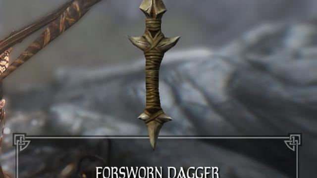 Кинжал клятвоотступника / Forsworn Dagger для Skyrim SE-AE
