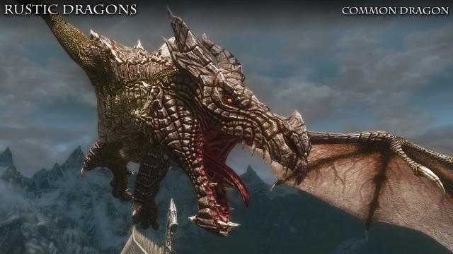 RUSTIC DRAGONS - Special Edition - for Skyrim SE-AE