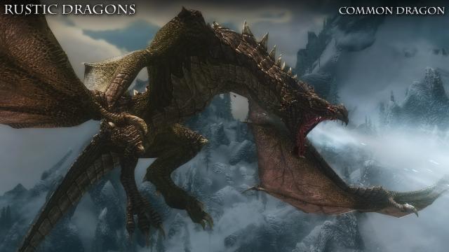 RUSTIC DRAGONS - Special Edition - for Skyrim SE-AE