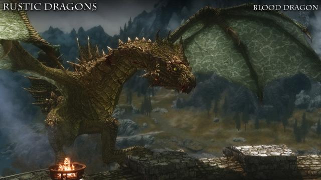 RUSTIC DRAGONS - Special Edition - for Skyrim SE-AE