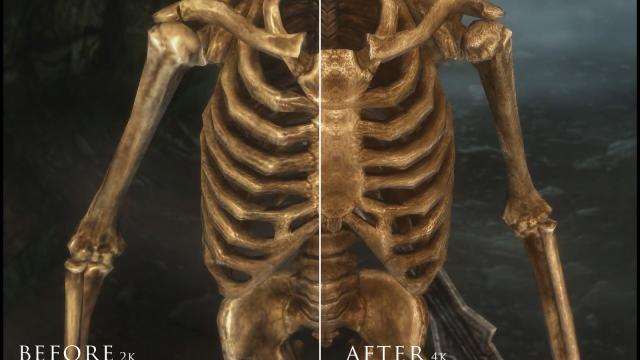 HD   Skeleton for Skyrim SE-AE