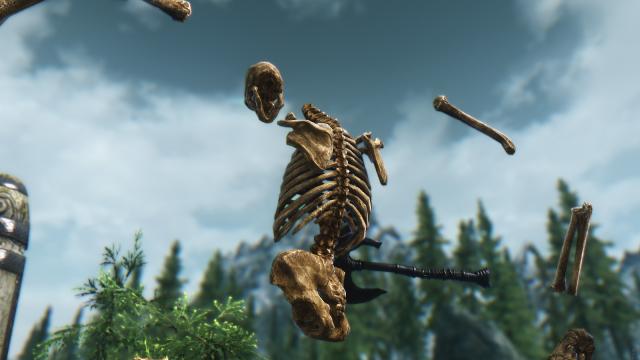 HD   Skeleton for Skyrim SE-AE