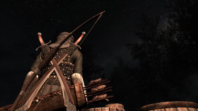 4  Better Looking Long Bow 4K for Skyrim SE-AE