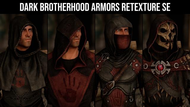 Dark Brotherhood Armors Retexture SE for Skyrim SE-AE