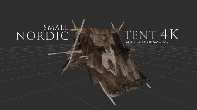 Nordic Tent 2k/4k Retexture/Ретекстур нордских палаток для Skyrim SE-AE