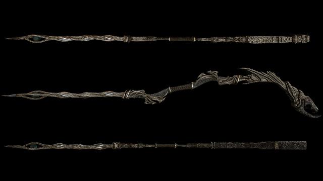 Dragon Priest Staff Replacer for Skyrim SE-AE