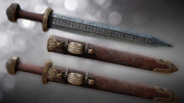 The Sword of the True Son of Skyrim для Skyrim SE-AE