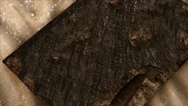 Burned Book Retexture 4k - 2k for Skyrim SE-AE