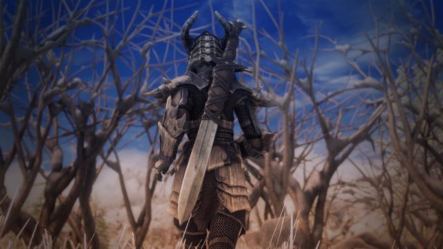 Sarta - Leather Wrapped Sword - for Skyrim SE-AE