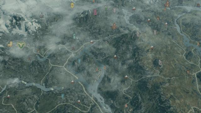 Pastel Map Markers для Skyrim SE-AE