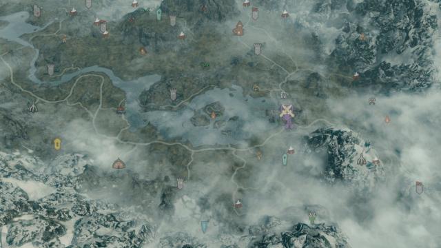 Pastel Map Markers для Skyrim SE-AE