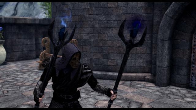 Conjuration Staff HD - for Skyrim SE-AE