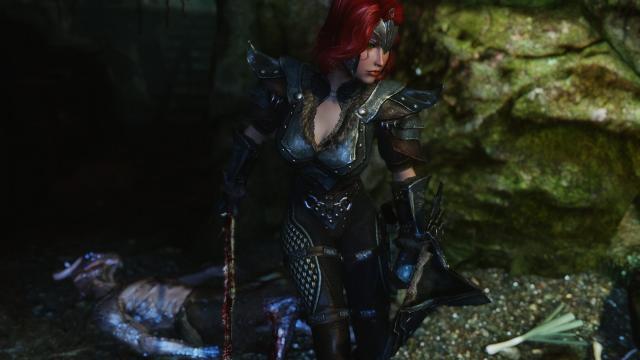 Girl's Heavy Armors SE for Skyrim SE-AE