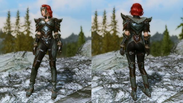 Girl's Heavy Armors SE for Skyrim SE-AE