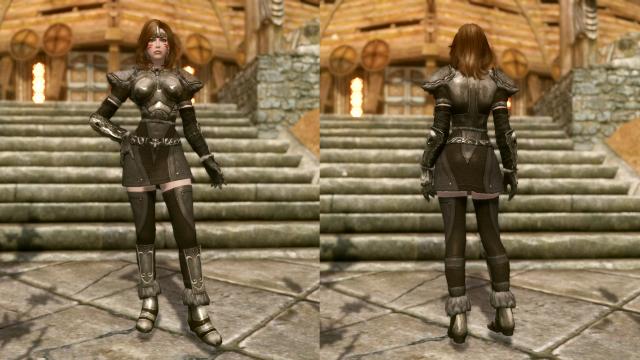 Girl's Heavy Armors SE for Skyrim SE-AE