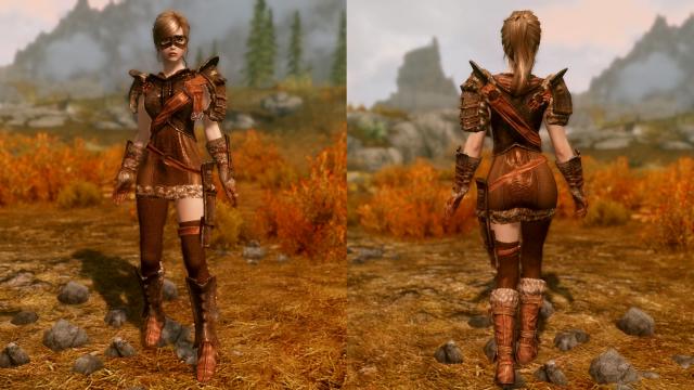 Girl's Heavy Armors SE for Skyrim SE-AE