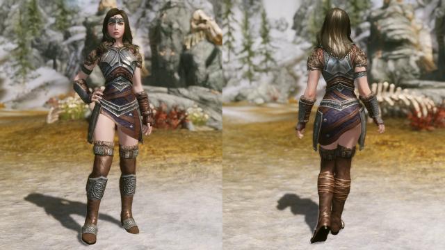 Girl's Heavy Armors SE for Skyrim SE-AE