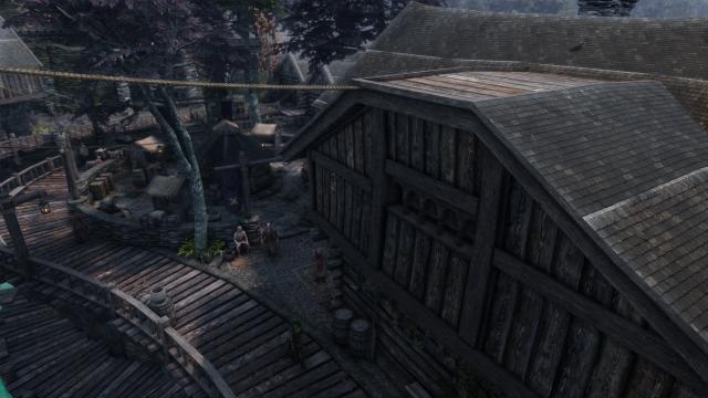 TB's HD Riften Roofs для Skyrim SE-AE