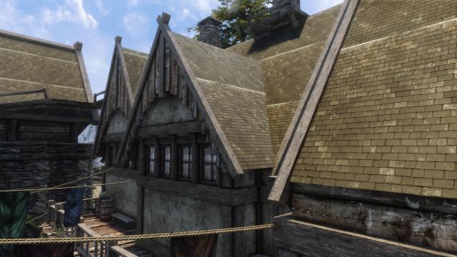 TB's HD Riften Roofs для Skyrim SE-AE