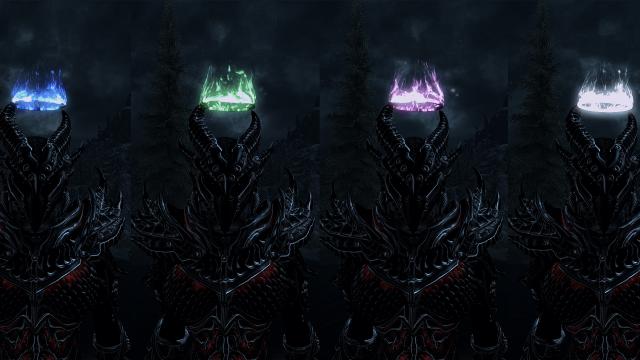 Angelic Halos and Demonic Horns for Skyrim SE-AE