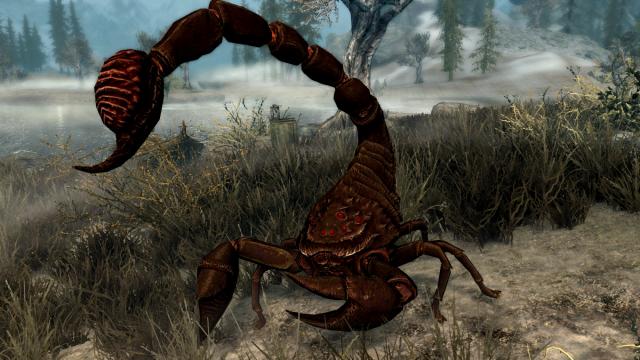 Giant Scorpions - Mihail Monsters and Animals - Гигантские скорпионы для Skyrim SE-AE