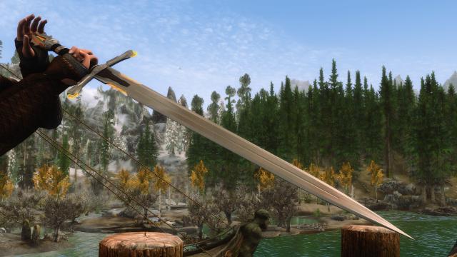 Клинок первого угля / Sword of the First Ember для Skyrim SE-AE