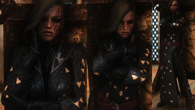 Raven Witch Armor -  - for Skyrim SE-AE