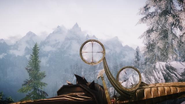 Снайперские луки Скайрима / Scoped Bows SE для Skyrim SE-AE