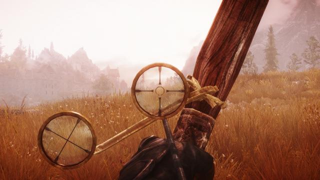 Снайперские луки Скайрима / Scoped Bows SE для Skyrim SE-AE