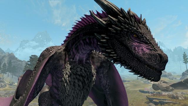 GoT and HotD - Vanilla Dragons Replacer for Skyrim SE-AE