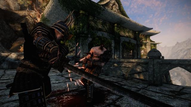 Simple Beheading - NG для Skyrim SE-AE