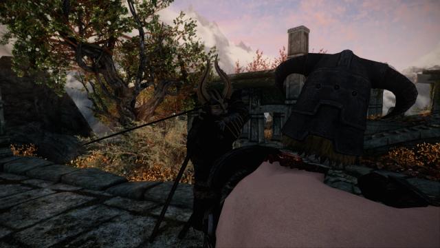 Simple Beheading - NG для Skyrim SE-AE