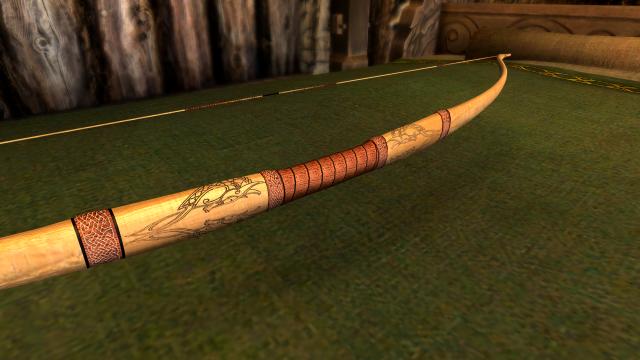 Драконий длинный лук / Dragon Longbow SE для Skyrim SE-AE