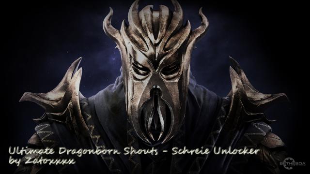 Мгновенное открытие криков без перезарядки / Ultimate Dragonborn Shouts Unlocker для Skyrim SE-AE