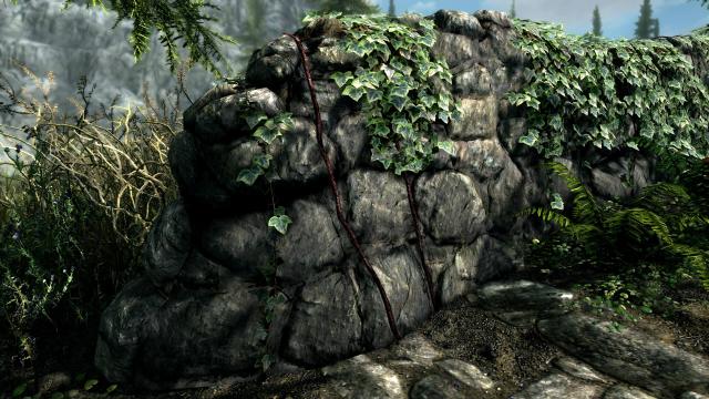 Stone Wall 4k retexture for Skyrim SE-AE