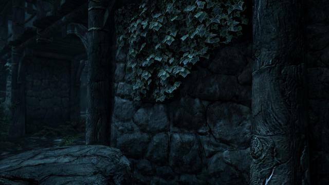 Stone Wall 4k retexture for Skyrim SE-AE