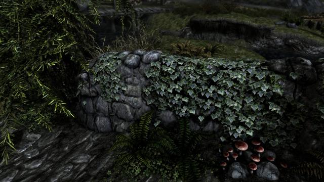 Stone Wall 4k retexture for Skyrim SE-AE