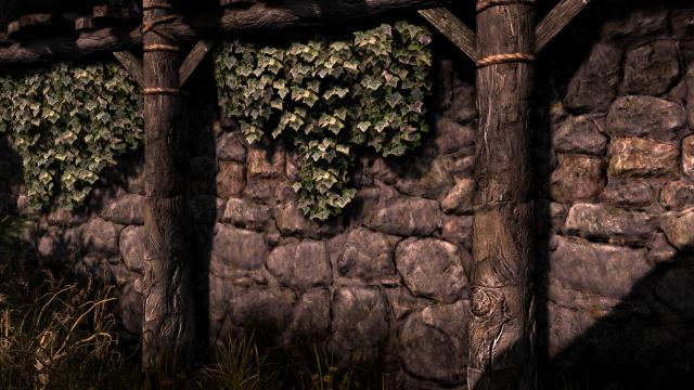 Stone Wall 4k retexture for Skyrim SE-AE