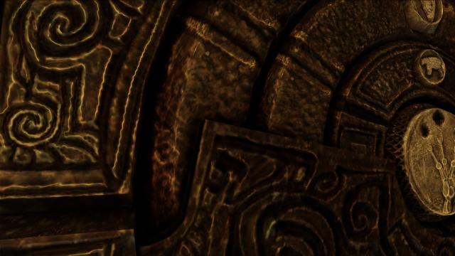 -  Ruins Puzzle Door - 4K Upscaled for Skyrim SE-AE