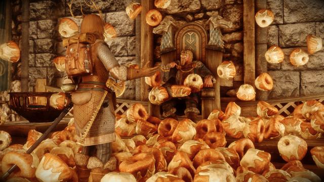 High Poly Sweet Rolls for Skyrim SE-AE