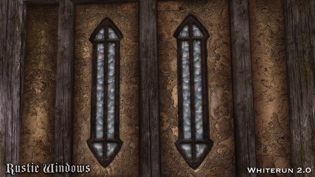 Переработка окон / RUSTIC WINDOWS - Special Edition для Skyrim SE-AE