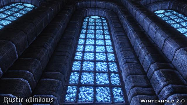 Переработка окон / RUSTIC WINDOWS - Special Edition для Skyrim SE-AE