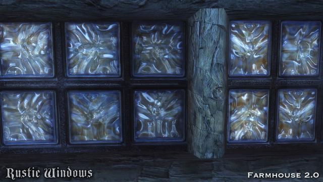 Переработка окон / RUSTIC WINDOWS - Special Edition для Skyrim SE-AE